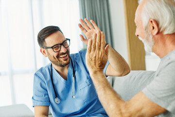 nurse doctor senior care caregiver help assistence high five retirement home nursing elderly health...