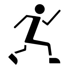 Rollerblading Jump icon style