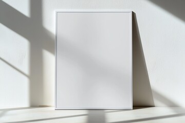 A3 Poster Mockup on White Background created with Generative AI