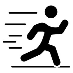 Person Running icon style
