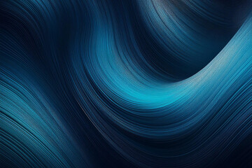 Fototapeta premium Generate a minimalist background featuring evenly spaced, thin white lines forming geometric patterns (triangles, circles, or squares) on a blue and black background. The design should be simple and