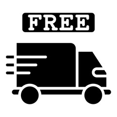 Free Shipping icon style