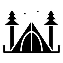 Camping Trip icon style