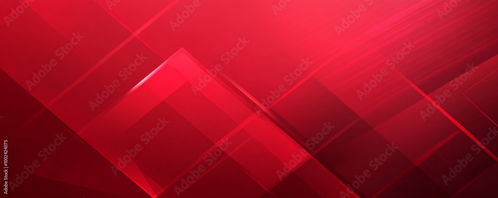 Poster abstract red geometric background with overlapping