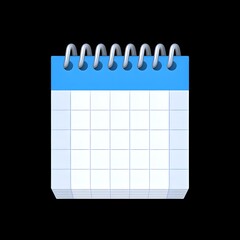Spiral Calendar Emoji

