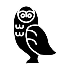 Snowy Owl icon style