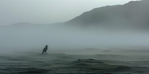 Obraz premium Eagle in the Mist