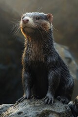 Captivating Portrait of a Mysterious Animal in Its Natural Habitat