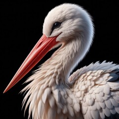 white stork ciconia