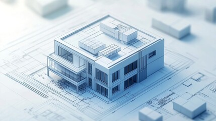 Architectural Blueprint of Modern Building Design