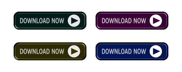 Fototapeta premium download now button isolated on white background. Next download button for web design