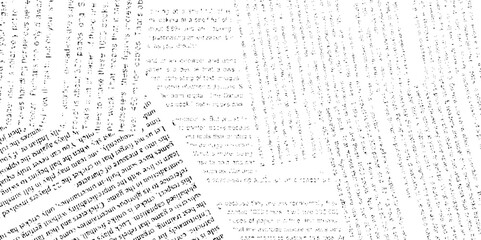 Rough vector background abstract grunge texture old vintage newspaper. Vector white and black newspaper paper grunge pattern old aged texture.	
