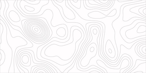 Abstract background with topographic map white background. The stylized height of the topographic map contour in black lines. gradient multicolor wave curve lines banner background design.