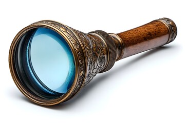 a close up of a telescope

