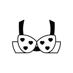 Bra vector icon