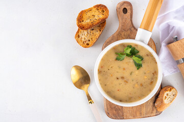 Thick vegan cream soup