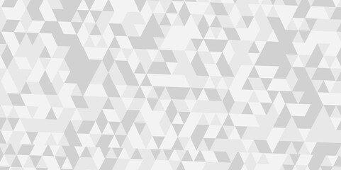 Seamless geometric pattern square shapes low polygon backdrop background. Abstract geometric wall tile and metal cube background triangle wallpaper. Gray and white polygonal background.