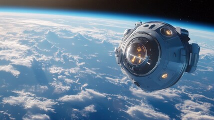 A concept for a spacecraft with artificial gravity, using rotational design principles to simulate Earth-like living conditions