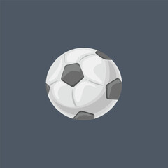 Obraz premium soccer ball in flat vector design.