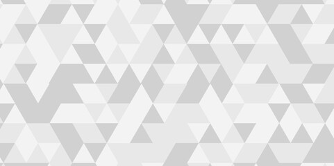 Seamless geometric pattern square shapes low polygon backdrop background. Abstract geometric wall tile and metal cube background triangle wallpaper. Gray and white polygonal background.