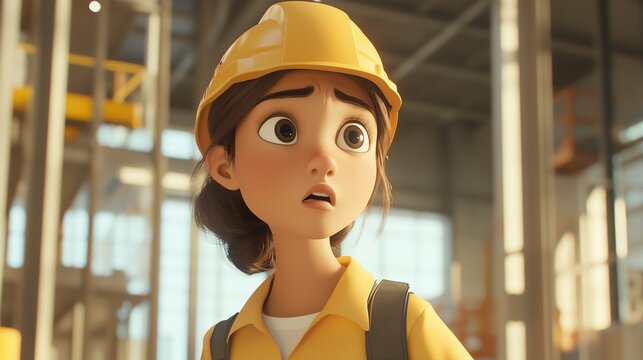 A CGI Animation Highlighting the Dangers of Workplace Harassment in Construction, Emphasizing the Importance of a Safe and Inclusive Environment.