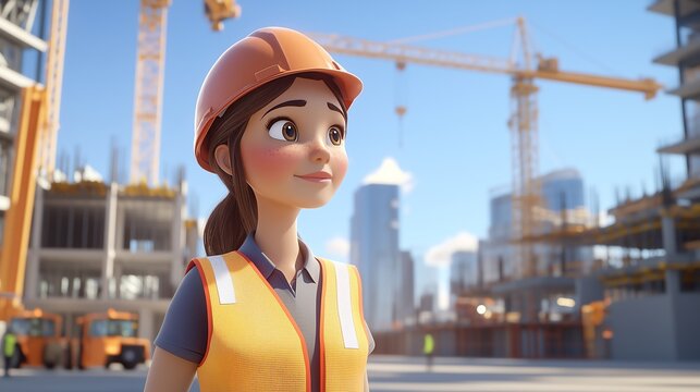A CGI Animation Highlighting the Dangers of Workplace Harassment in Construction, Emphasizing the Importance of a Safe and Inclusive Environment.