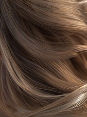 Naklejka premium Closeup of a woman's hair and texture