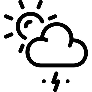 recommend clip art: Simple vector icon weather forecast, cloudy skies, snow