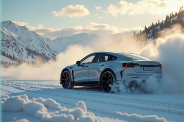 Testing the range of electric cars in extreme conditions