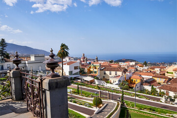 Auf den Canaren. Teneriffa die Jardines del Marquesado de la Quinta Roja