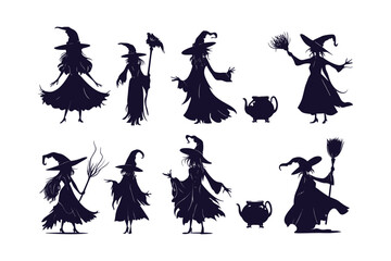 Eerie Ghost Silhouettes Haunting Night