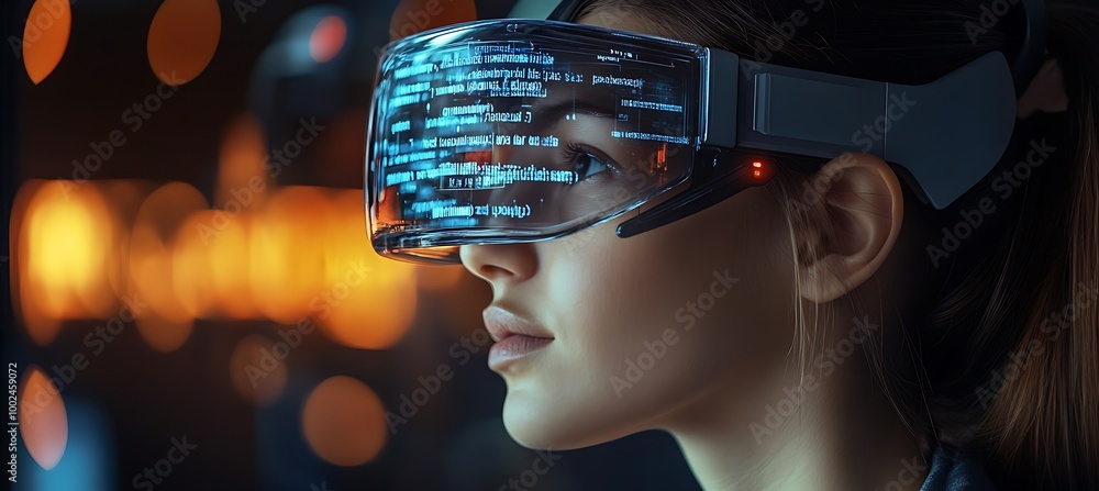 Poster a holographic language translator projecting real-time translations in text