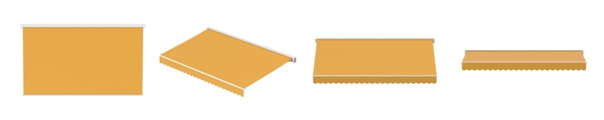 yellow store shop awning