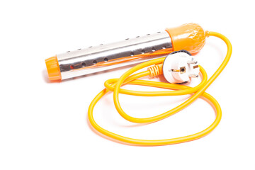 Portable water heater isolated on white