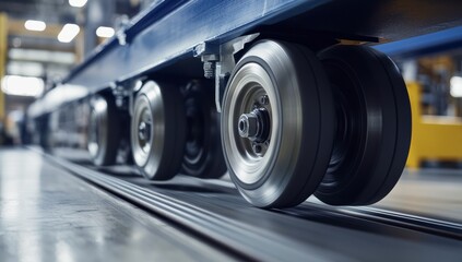 Polyurethane caster wheels or trolley wheels are available