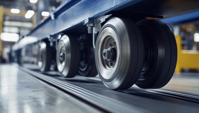 Polyurethane caster wheels or trolley wheels are available