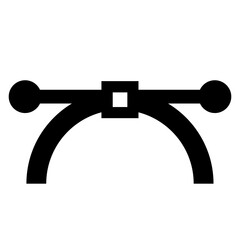 Bezier curve icon