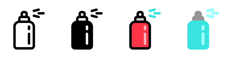 Editable spray perfume vector icon. Barbershop, lifestyle, grooming. Part of a big icon set family. Perfect for web and app interfaces, presentations, infographics, etc