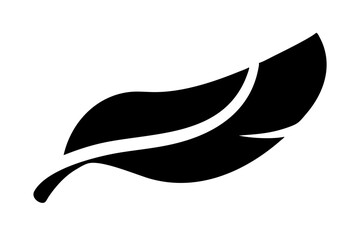 Stunning Vector Illustration Showcasing an Elongated Banana Leaf with Gentle Softness
