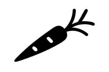 Fresh Carrot with Lush Leafy Greens Vector Illustration for Healthy Living
