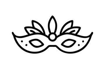 A Glittery Decorative Masquerade with Stunning Vector Illustration for Enchanting Celebrations
