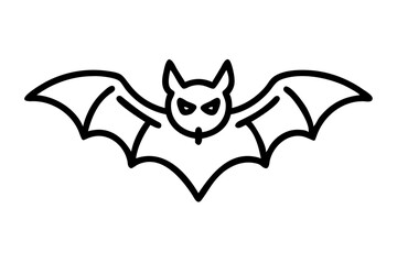 Vibrant Stylized Bat Vector Illustration Featuring Unique Shapes and Eye Catching Details

