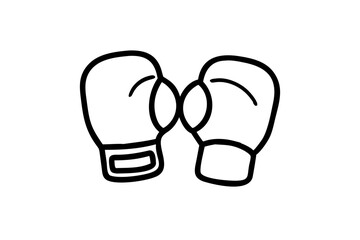 Air Boxing Gloves Vector Illustration Elevate Your Training with Style and Comfort
