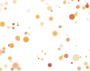 Golden confetti background. Gold holiday bokeh texture.