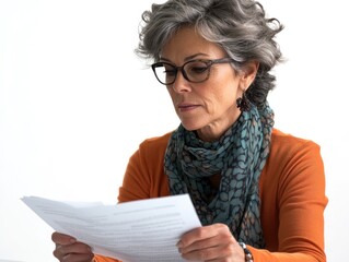 person reading a legal agreement