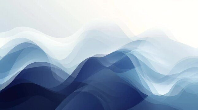 smoke wallpaper a combination of light blue and dark blue. Virtual 4K video animation background with looping time lapse with very smooth graphics.