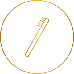 Linear icons for beauty services gold highlights, makeup, skincare, haircare, and wellness. Beauty salons     