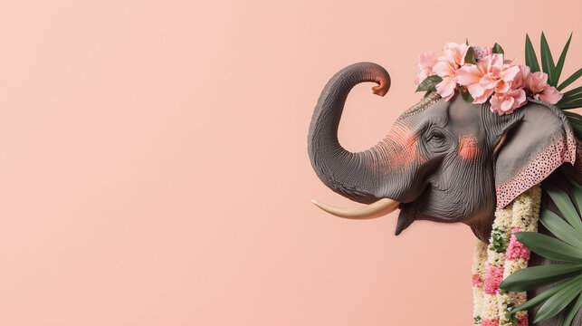 indian elephant. indian culture and traditions