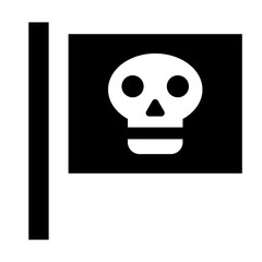 Pirate flag icon
