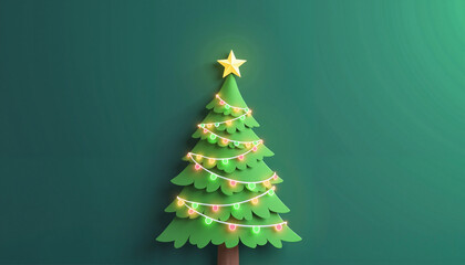 Decorative mini Christmas trees